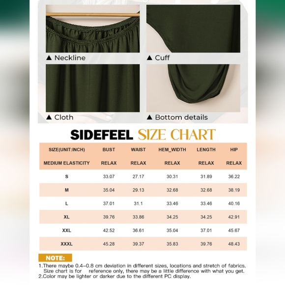 SIDEFEEL PLUS SIZE Off Shoulder Ruffle Dress - Picture 5 of 6